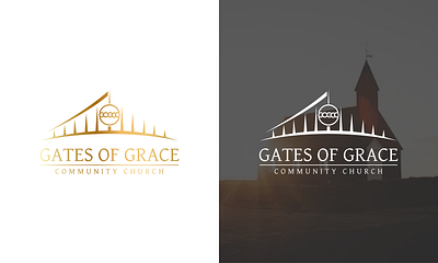 Gates of grace community church Logo app branding church logo community logo design graphic design illustration logo typography ui ux vector