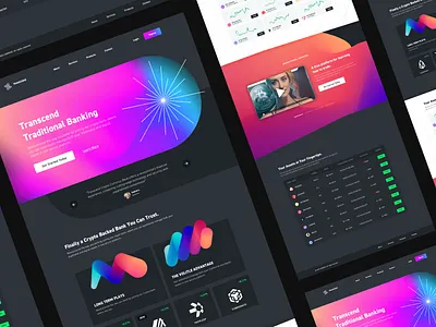 Transcend Traditional Banking design illustration ui ui design ux