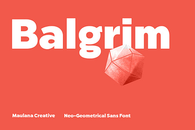 Balgrim Sans Serif Font animation branding design font fonts graphic design illustration logo nostalgic