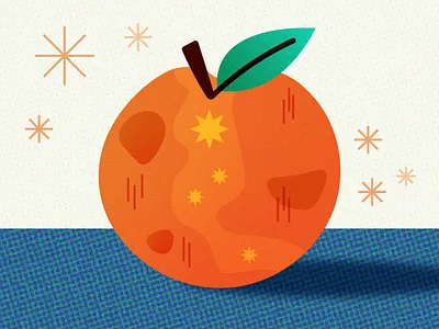 Just Peachy adobe illustrator blue color halftone colorful cute design food fruit graphic design halftone illustration illustrator noise orange peach peaches sparkles textured vector yellow