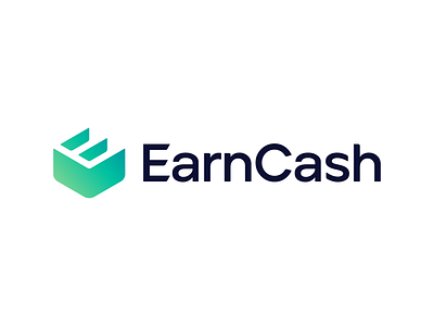 EarnCash - Logo Concept 3 app brand branding cash coin connection credit card crypto design finance identity letter e logo logodesign mark money offer platform symbol wallet