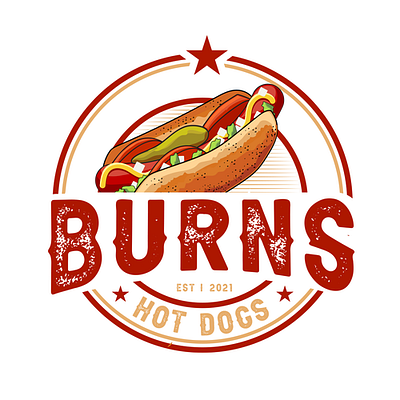 Hot Doge restaurant logo 3d branding branding logo bread logo buns logo burger logo design food logo graphic design hotdog logo illustration logo restaurant logo typography ui ux vector