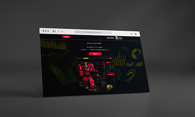Bid Arz Landing page agency bitcoin campaign character crypto crypto currency dark dark mode graphic design illustration introduction landing page lead generation platform responsive robot trade ui ui design uiux