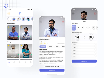 Dr.Booking App | UI Design Mobile App app book booking clinic doctor dr figma medical mobile mobile app reservation ui ui design uiux ux ux design