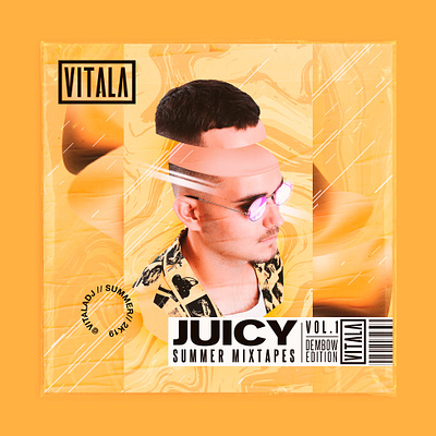 JUICY MIXTAPES cover art cover artwork design design art illustration music music art poster art trap