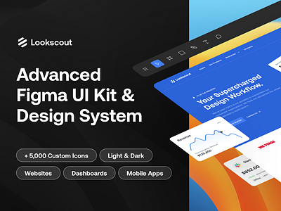 Lookscout - Figma Design System autolayout design system figma icons lookscout ui kit
