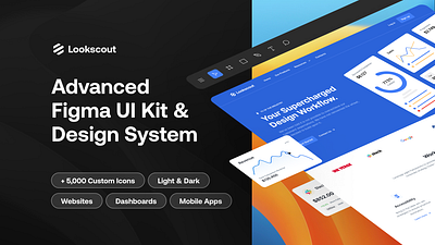 Lookscout - Figma Design System autolayout design system figma icons lookscout ui kit