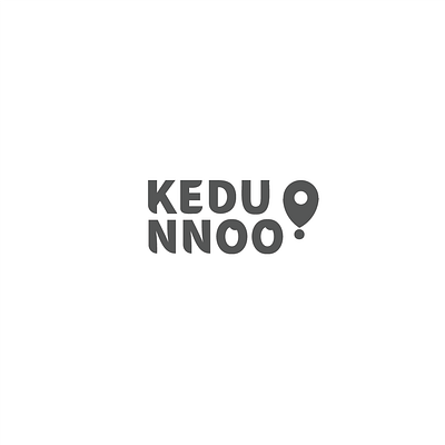 Logo Design for a Tourist Tracking App | KEDU! NNOO app branding graphic design loction logo tracking