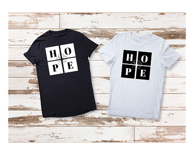 HOPE T-Shirt Design branding design graphic design hope hope t shirt t shirt t shirt design typography vector