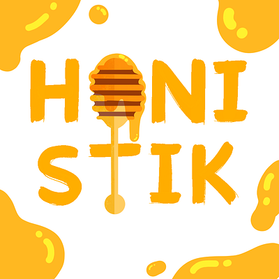 HONI STIK Logo branding graphic design logo