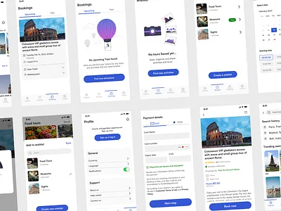 Guiderr. app design design mobile design ui uiux web design