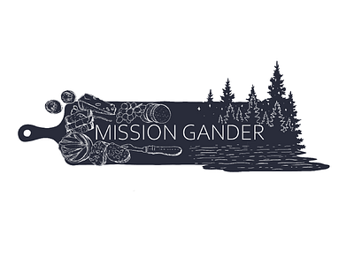 Mission Gander | Logo branding food logo product