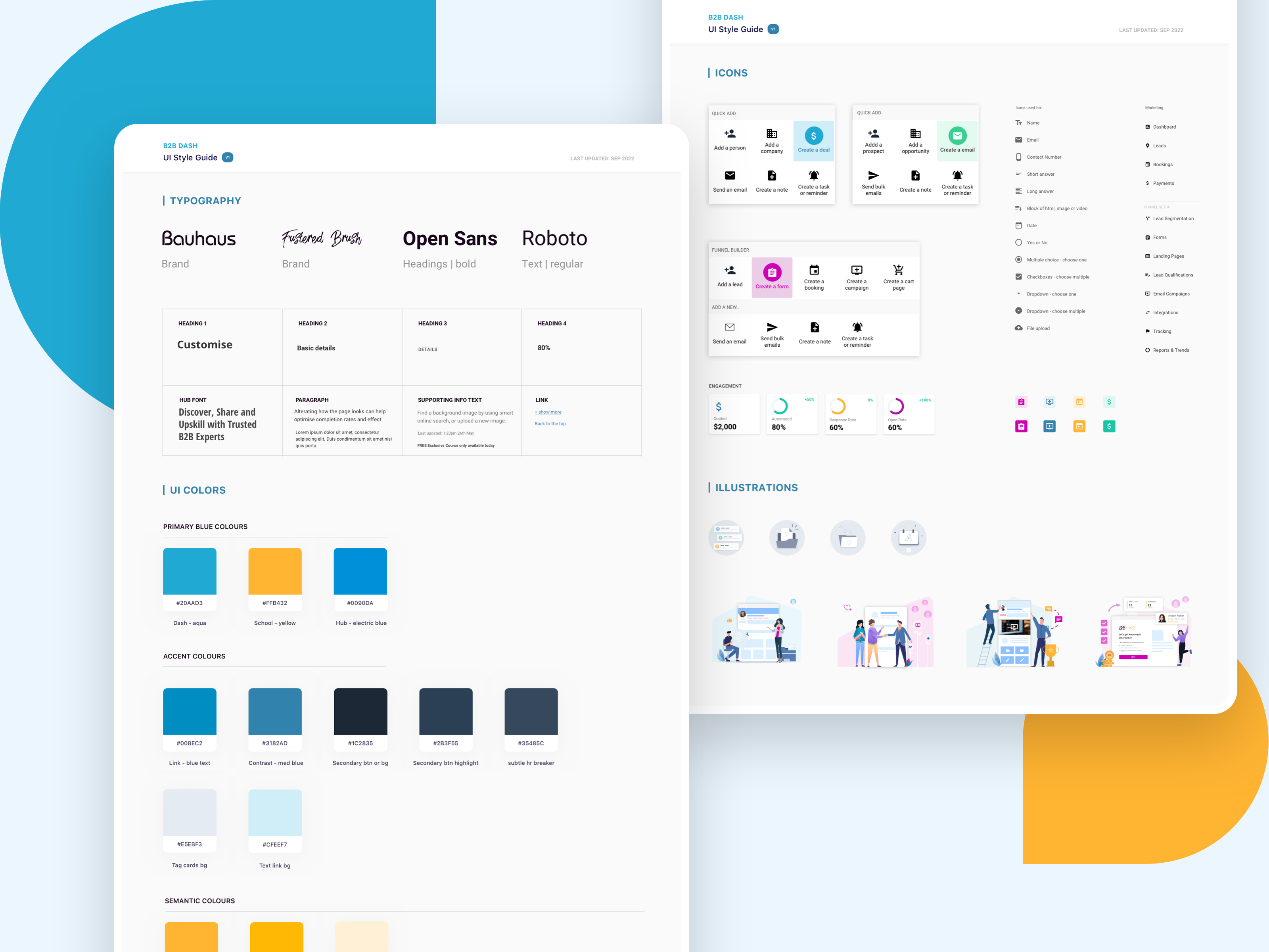 B2B Dash - UI Design Library By Eva Lau On Dribbble