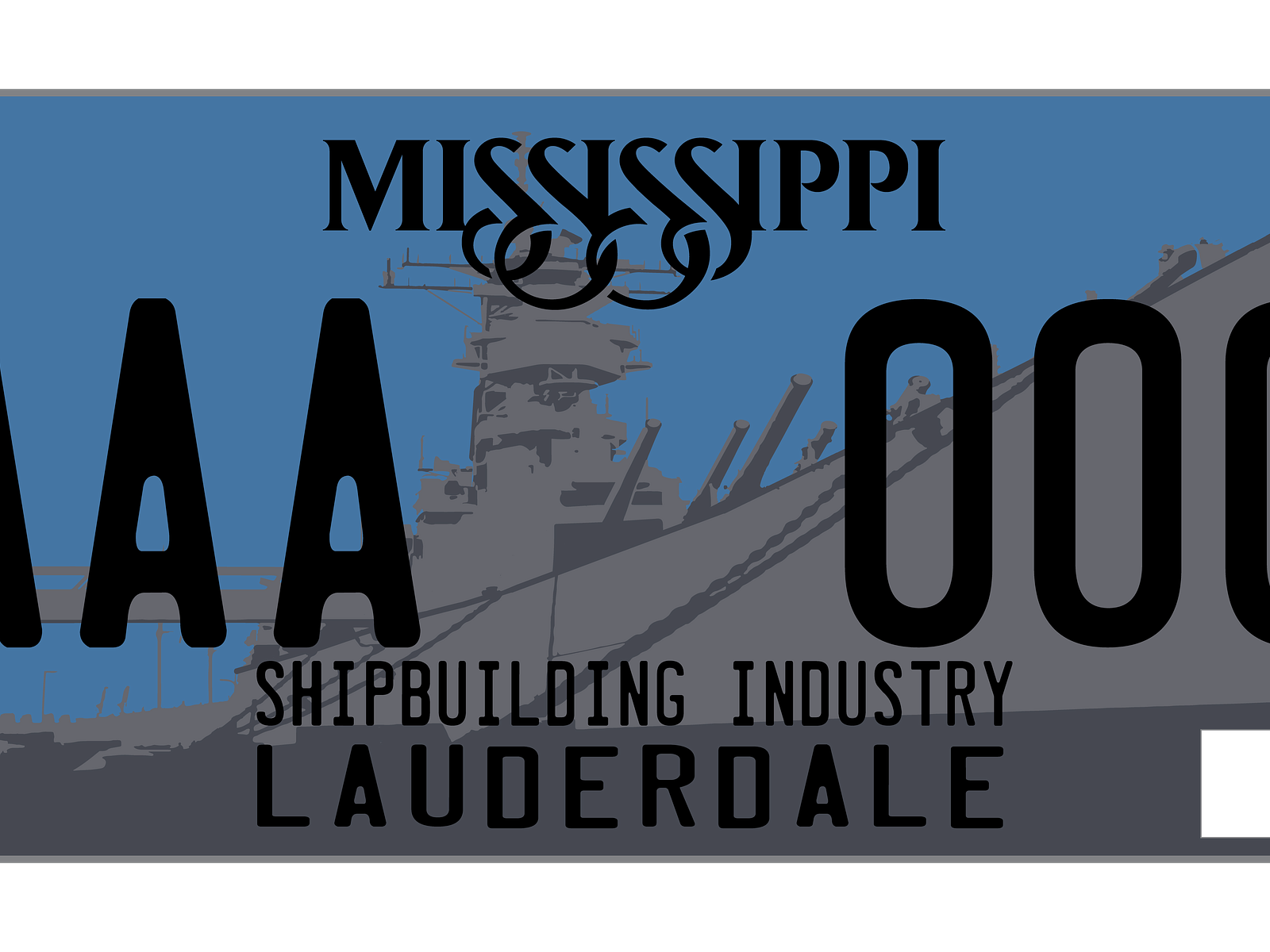 Mississippi License Plate Redesign by Cam Montalvo on Dribbble