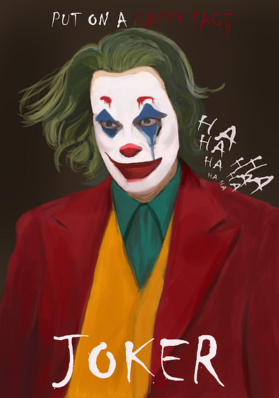 Joker Illustration design dijital graphic design illustration illüstration joker vector