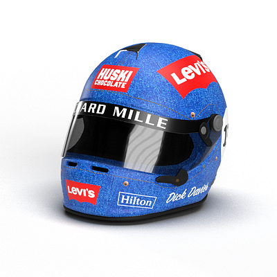 Arai GP6S Helmet 3D model 3d model arai gp6s helmet designer livery design livery template motorsport graphics