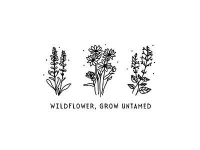 Wildflower Apparel Design apparel design illustratoin