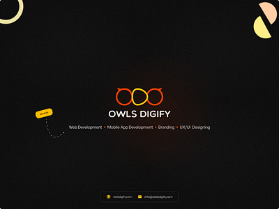 Owls Digify agency branding design graphic design logo owls owls digify startup ui ui agency ux web agency web design service