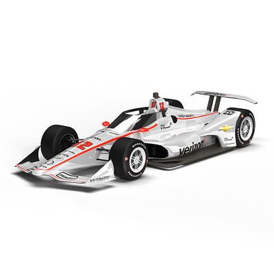 Dallara DW12IR18 Indycar 3D model 3d model dallara indycar livery designer livery template motorsport graphics