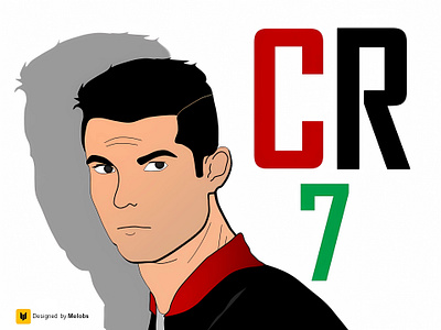 Cristiano Ronaldo branding design football goat graphic design illustration ronaldo vector