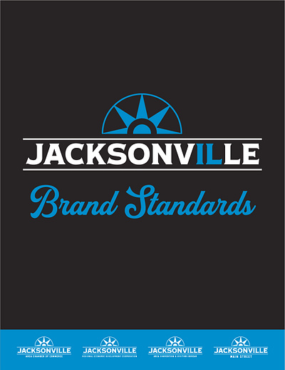 Jacksonville IL Brand Standards branding graphic design logo typography