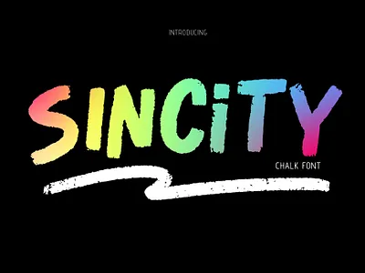 Sin City Font font design font family graffiti font handwritten font typography