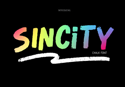 Sin City Font font design font family graffiti font handwritten font typography