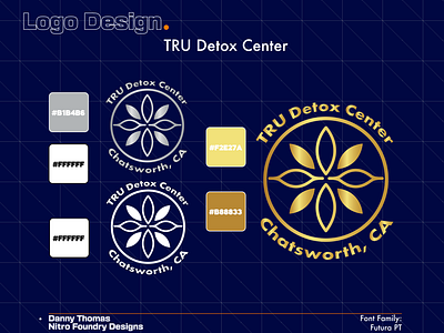 TRU Detox Center Logo/Branding Design adobe adobe illustrator brand design branding figma graphic design illustrator logo logo design