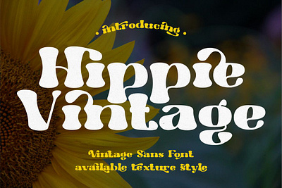 Free Vintage Sans Font - Hippie Vintage display font