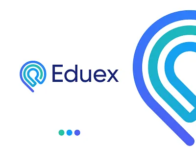 Eduex l Location l modern logo abstract logo app icon best logo brand development brand identity brand logo design branding ecommerce icon design logo designer maker easy logo logo mark logos logotypo mark minimalist logo pattern design progress simple logo