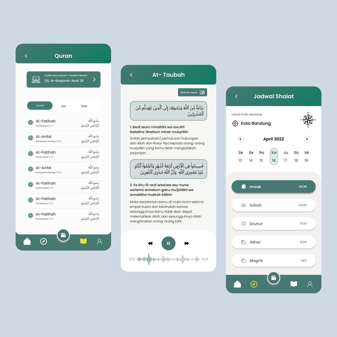 Mobile App Design (Muslim App Ramadhan) by Helmy Fikri Luthfyana on ...