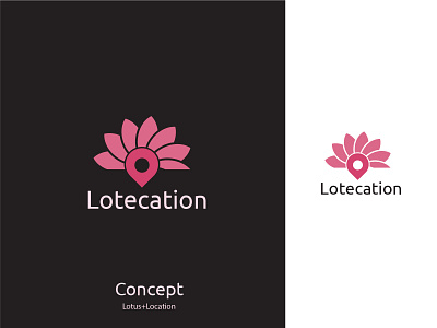 Lotecation | Lotus & Location Logo brand identity branding colourful flower logo company logo creative logo design flower logo flower shop logo graphic design icon location logo logo logo design lotus logo mark minimal logo modern logo symbol vector