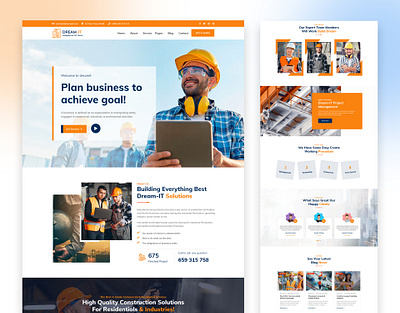 Plumbing Repair HTML5 Template air branding business cleaner cleaning company condition constriction electrical elementor factory finishing handyman industry landing multipurpose pages plumbing repair services