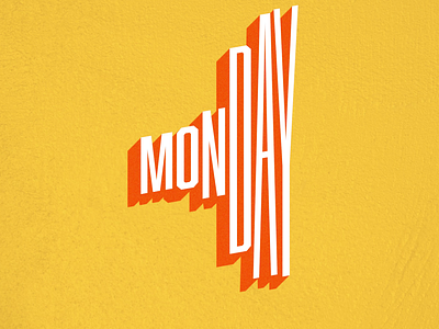 It is Monday, my dudes! animation font font animation lettering monday text animation