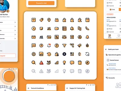 Sauda | Iconography agriculture agrotech application iconography icons illustration interface mobile application ui ux