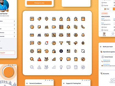 Sauda | Iconography agriculture agrotech application iconography icons illustration interface mobile application ui ux
