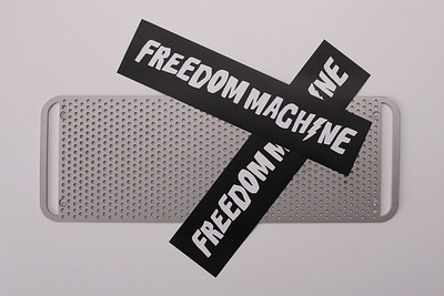freedom machine paper stickers hobart branding customstickers stickers