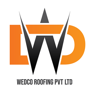 WEDCO ROOFING- LOGO DESIGN app branding design graphic design illustration logo typography ui ux vector