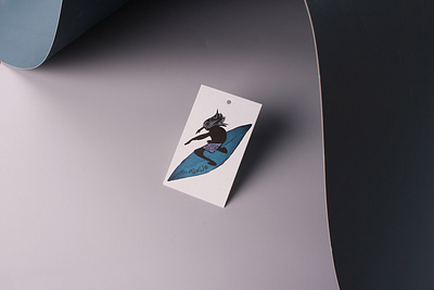custom surfer swing tags paper liverpool branding custom swing tags design illustration swing tags