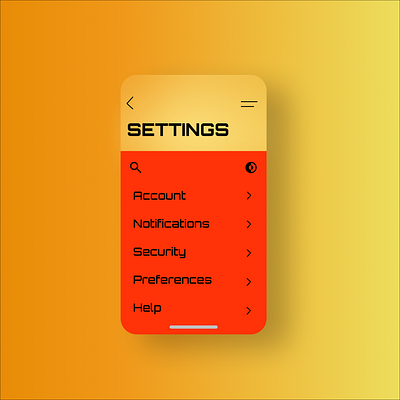 Daily UI - Settings Page dailyui design figma ui ux