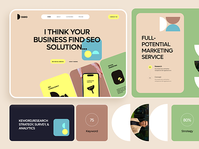 Agency Website design interface product service startup ui ux web website