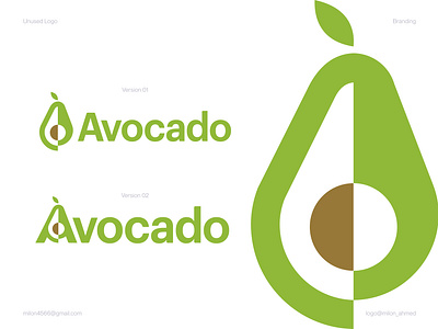 Avocado Logo Design brand brand identity branding devignedge icon identity logo logo design logodesign logos logotype vector