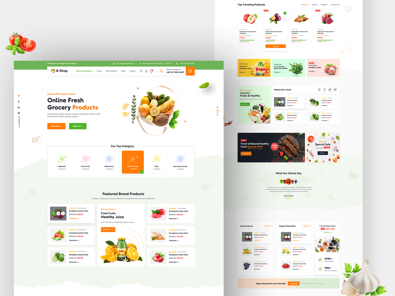 E-commerce Grocery Store by Saiful Talukdar on Dribbble