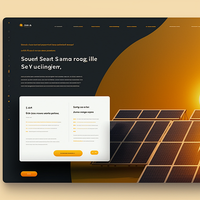 Software development for solar power website design design development figma landing page power software solar ui ui ux web design wordpress