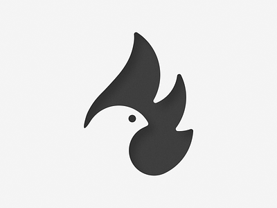 Firebird! bird birds brand branding design dove fire flame icon illustration logo logo design mark negative space pigeon symbol wing wings