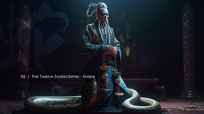 06 ｜ The Twelve ZodiacSeries - Snake 3d animation design fashion illustration ui ux 设计