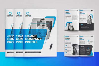 Creative Company Profile | Corporate Brochure annual report branding brochure brochure design company profile corporate design template