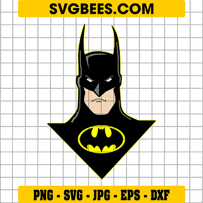 Batman Head SVG batman head svg svgbees