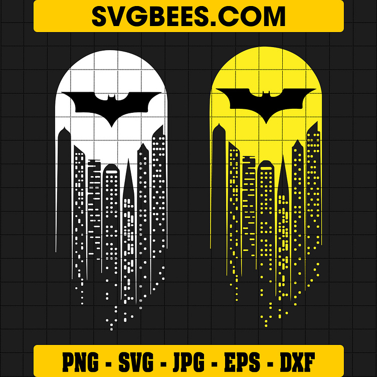 Batman Signal SVG by SVGbees SVG Files for Cricut Get Premium SVGs