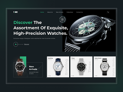 Online watch outlet design